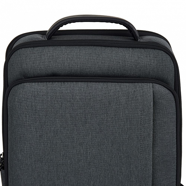 Рюкзак для ноутбука Santiago Slim, серый с логотипом в Астрахани заказать по выгодной цене в кибермаркете AvroraStore