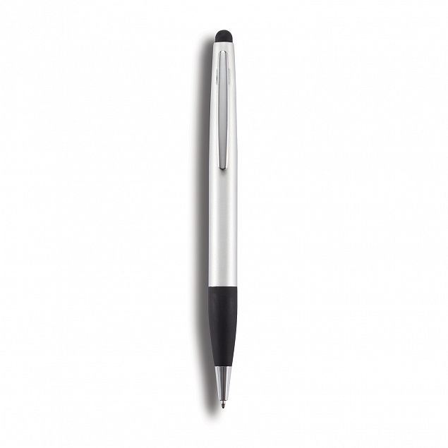 Ручка-стилус Touch 2 в 1, серебряный с логотипом в Астрахани заказать по выгодной цене в кибермаркете AvroraStore