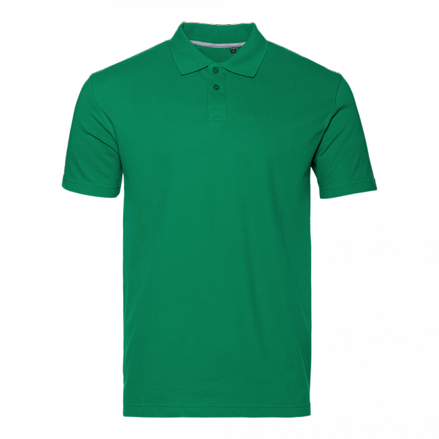 Рубашка поло StanPoloBlank Зелёный с логотипом в Астрахани заказать по выгодной цене в кибермаркете AvroraStore
