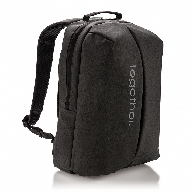 Рюкзак Smart, черный с логотипом в Астрахани заказать по выгодной цене в кибермаркете AvroraStore