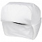 Шапка-ушанка Shelter, белая с логотипом в Астрахани заказать по выгодной цене в кибермаркете AvroraStore