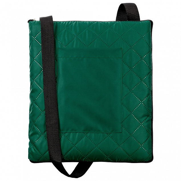Плед для пикника Soft &amp; Dry, зеленый с логотипом в Астрахани заказать по выгодной цене в кибермаркете AvroraStore