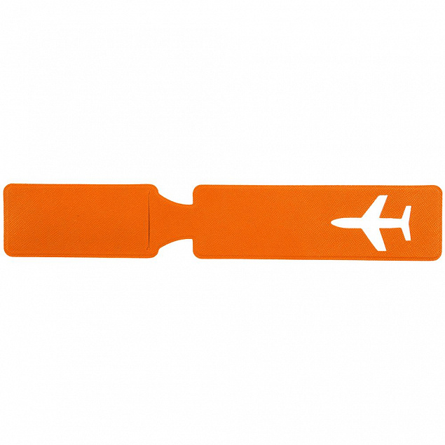 Багажная бирка Devon, оранжевая с логотипом в Астрахани заказать по выгодной цене в кибермаркете AvroraStore