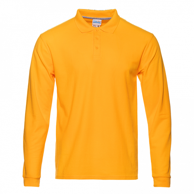 Рубашка поло Рубашка мужская 04S Жёлтый с логотипом в Астрахани заказать по выгодной цене в кибермаркете AvroraStore