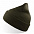 Шапка вязаная  двойная "Wind", с отворотом_черный,100% акрил  с логотипом в Астрахани заказать по выгодной цене в кибермаркете AvroraStore