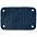 Лейбл кожаный Beta, S, синий с логотипом в Астрахани заказать по выгодной цене в кибермаркете AvroraStore