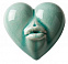 Фарфоровое сердце What The Heart Speaks About с логотипом в Астрахани заказать по выгодной цене в кибермаркете AvroraStore