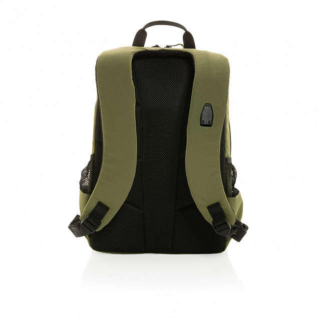 Рюкзак для ноутбука Impact Lima из rPET AWARETM, RFID, 15.6" с логотипом в Астрахани заказать по выгодной цене в кибермаркете AvroraStore