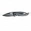 THIAM Складной нож, сталь, черный с логотипом в Астрахани заказать по выгодной цене в кибермаркете AvroraStore