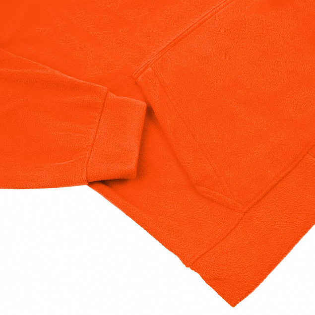 Худи флисовое унисекс Manakin, оранжевое с логотипом в Астрахани заказать по выгодной цене в кибермаркете AvroraStore