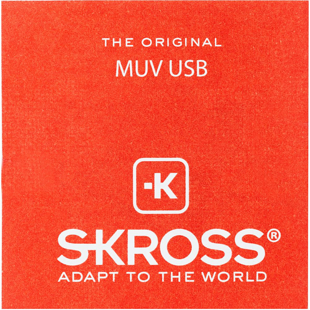 Зарядное устройство S-Kross MUV USB для путешествий, белое с логотипом в Астрахани заказать по выгодной цене в кибермаркете AvroraStore