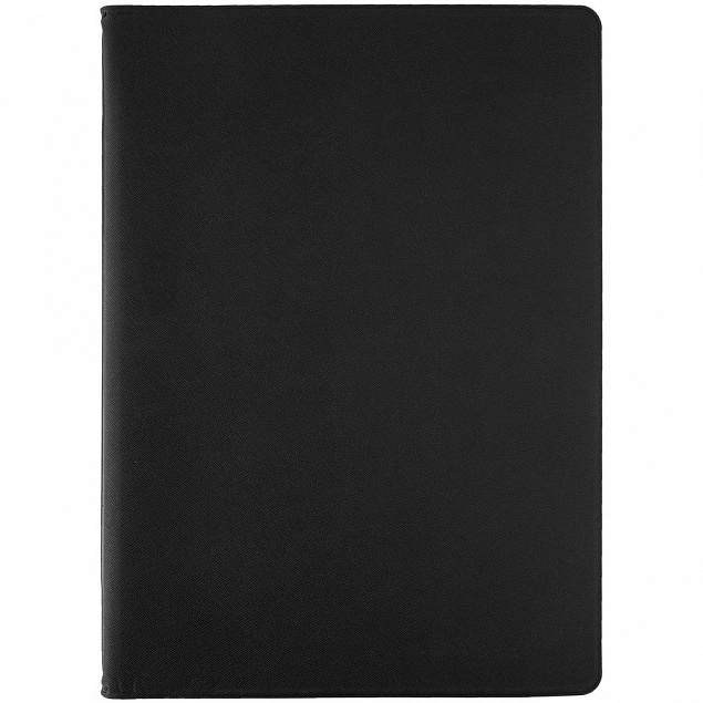Папка для хранения документов Devon Maxi, черная с логотипом в Астрахани заказать по выгодной цене в кибермаркете AvroraStore