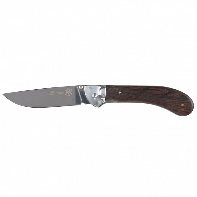 Складной нож Stinger 9905, коричневый с логотипом в Астрахани заказать по выгодной цене в кибермаркете AvroraStore