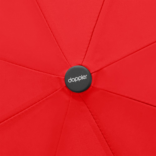 Зонт складной Fiber Magic, красный с логотипом в Астрахани заказать по выгодной цене в кибермаркете AvroraStore