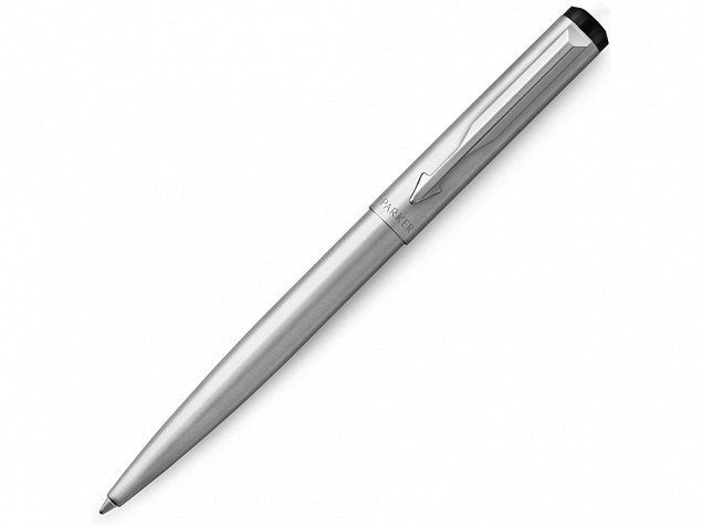 Ручка шариковая Parker Vector Standard T01 Stainless Steel CT с логотипом в Астрахани заказать по выгодной цене в кибермаркете AvroraStore
