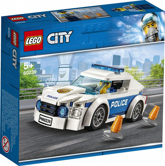 Конструктор «LEGO City. Автомобиль полицейского патруля» с логотипом в Астрахани заказать по выгодной цене в кибермаркете AvroraStore