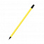 Карандаш Negro с цветным корпусом - Желтый KK с логотипом в Астрахани заказать по выгодной цене в кибермаркете AvroraStore