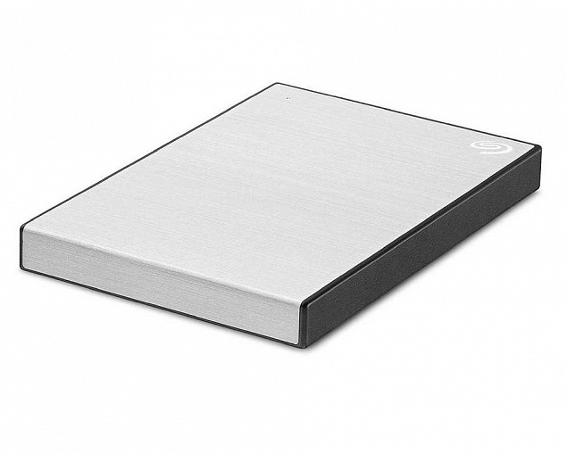 Внешний диск Segate Backup Plus Slim, USB 3.0, 2 Тб, серебристый с логотипом в Астрахани заказать по выгодной цене в кибермаркете AvroraStore