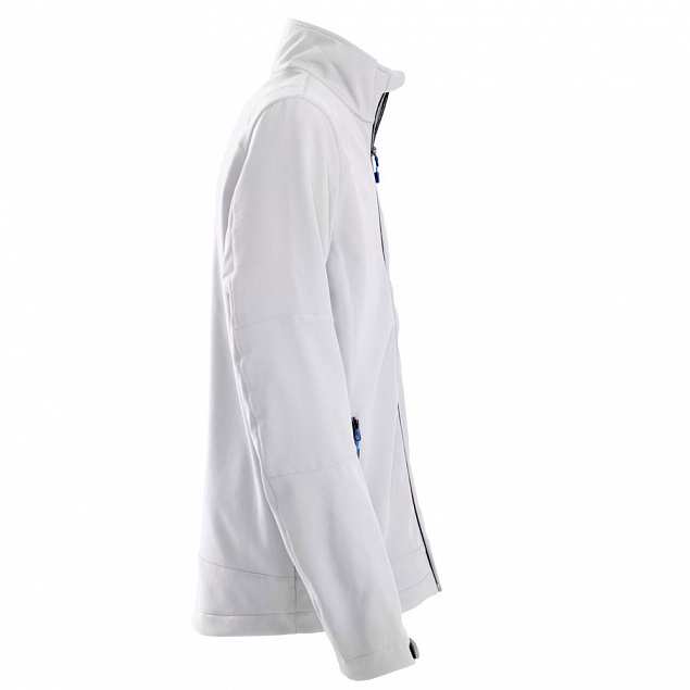 Куртка софтшелл мужская TRIAL, белая с логотипом в Астрахани заказать по выгодной цене в кибермаркете AvroraStore