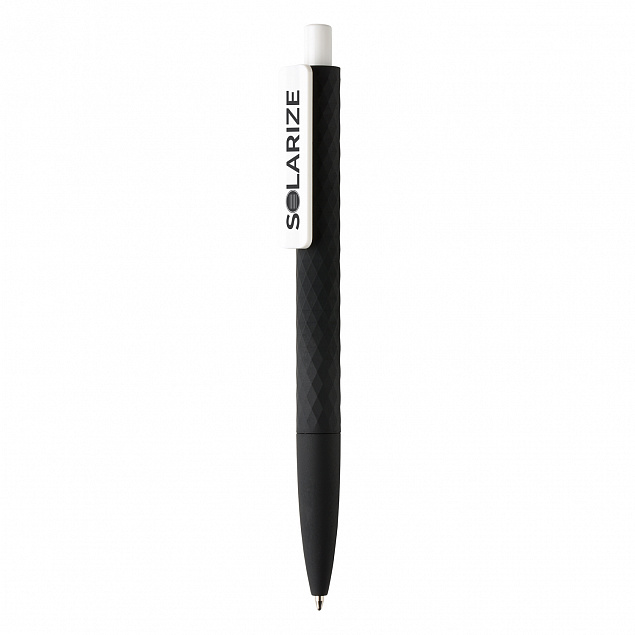 Ручка X3 Smooth Touch, черный с логотипом в Астрахани заказать по выгодной цене в кибермаркете AvroraStore