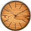 Часы настенные Largo, дуб с логотипом в Астрахани заказать по выгодной цене в кибермаркете AvroraStore