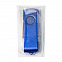 USB flash-карта DOT (8Гб), синий, 5,8х2х1,1см, пластик, металл с логотипом в Астрахани заказать по выгодной цене в кибермаркете AvroraStore
