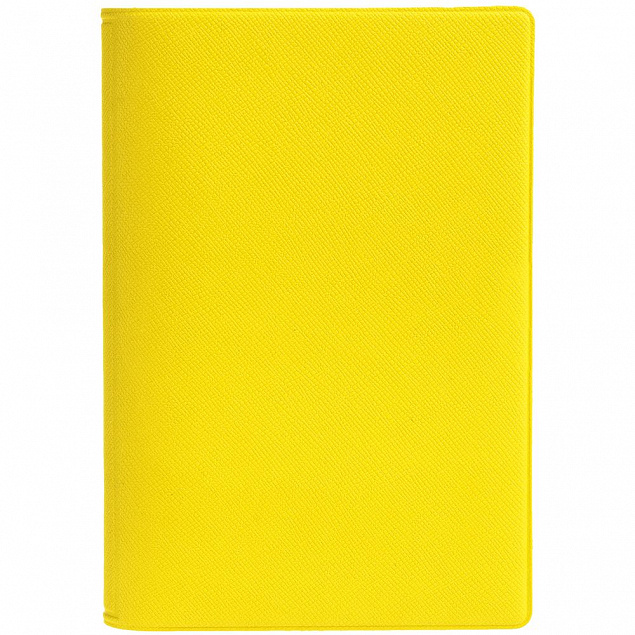 Обложка для паспорта Devon, желтая с логотипом в Астрахани заказать по выгодной цене в кибермаркете AvroraStore
