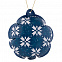 Новогодний самонадувающийся шарик «Скандик», синий с логотипом в Астрахани заказать по выгодной цене в кибермаркете AvroraStore