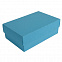 Коробка картонная, "COLOR" 11,5*6*17 см; голубой с логотипом в Астрахани заказать по выгодной цене в кибермаркете AvroraStore