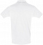 Рубашка поло мужская PERFECT MEN 180 белая с логотипом в Астрахани заказать по выгодной цене в кибермаркете AvroraStore