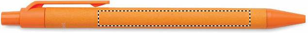 Ручка картон/пластик кукурузн с логотипом в Астрахани заказать по выгодной цене в кибермаркете AvroraStore