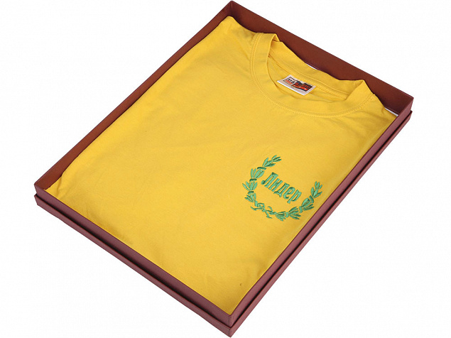 Подарочный набор «Желтая майка лидера» с логотипом в Астрахани заказать по выгодной цене в кибермаркете AvroraStore