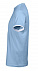 Футболка мужская с контрастной отделкой MADISON 170, голубой/белый с логотипом в Астрахани заказать по выгодной цене в кибермаркете AvroraStore