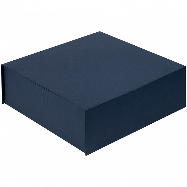 Коробка Quadra, синяя с логотипом в Астрахани заказать по выгодной цене в кибермаркете AvroraStore