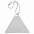 Светоотражатель Spare Care, треугольник, серебристый с логотипом в Астрахани заказать по выгодной цене в кибермаркете AvroraStore