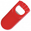 Открывалка  "Кулачок" красная, 9,5х4,5х1,2 см;  фростированный пластик/ тампопечать с логотипом в Астрахани заказать по выгодной цене в кибермаркете AvroraStore