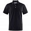 Рубашка поло мужская Sunset, черная с логотипом в Астрахани заказать по выгодной цене в кибермаркете AvroraStore