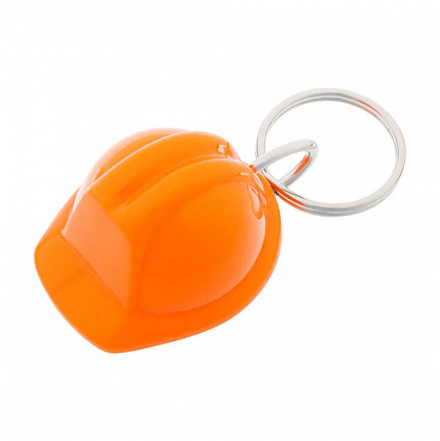 Брелок Helmet, оранжевый с логотипом в Астрахани заказать по выгодной цене в кибермаркете AvroraStore