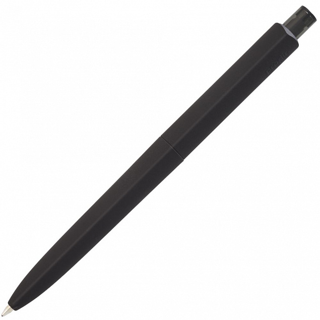Ручка шариковая Prodir DS8 PRR-Т Soft Touch, черная с логотипом в Астрахани заказать по выгодной цене в кибермаркете AvroraStore