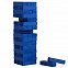 Игра «Деревянная башня мини», синяя с логотипом в Астрахани заказать по выгодной цене в кибермаркете AvroraStore