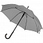 Зонт-трость Standard, серый с логотипом в Астрахани заказать по выгодной цене в кибермаркете AvroraStore