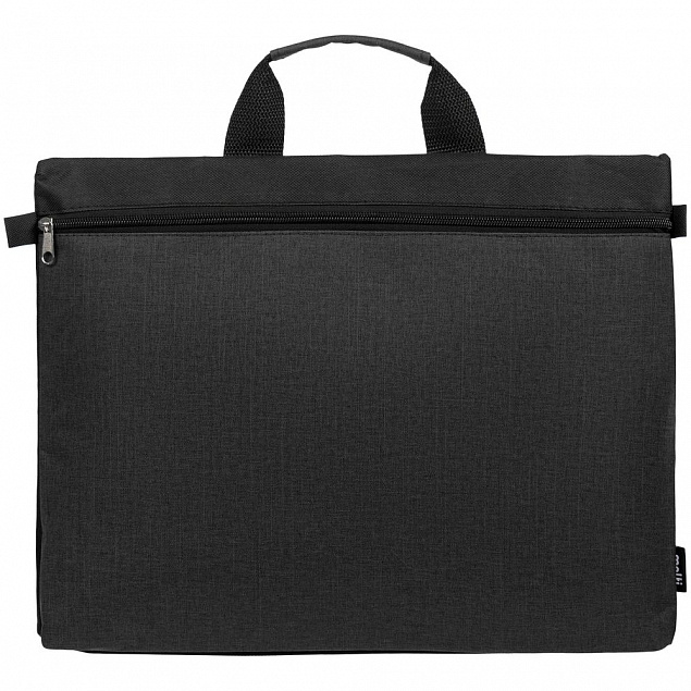 Конференц-сумка Melango, черная с логотипом в Астрахани заказать по выгодной цене в кибермаркете AvroraStore