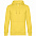 Толстовка с капюшоном унисекс King, желтая с логотипом в Астрахани заказать по выгодной цене в кибермаркете AvroraStore