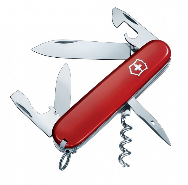 Офицерский нож SPARTAN 91, красный с логотипом в Астрахани заказать по выгодной цене в кибермаркете AvroraStore