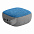 Беспроводная колонка Chubby, серая с голубым с логотипом в Астрахани заказать по выгодной цене в кибермаркете AvroraStore