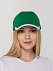 Бейсболка Honor, зеленая с белым кантом с логотипом в Астрахани заказать по выгодной цене в кибермаркете AvroraStore