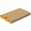 Ежедневник недатированный Fusion, А5, оранжевый, кремовый блок, оранжевый срез с логотипом в Астрахани заказать по выгодной цене в кибермаркете AvroraStore