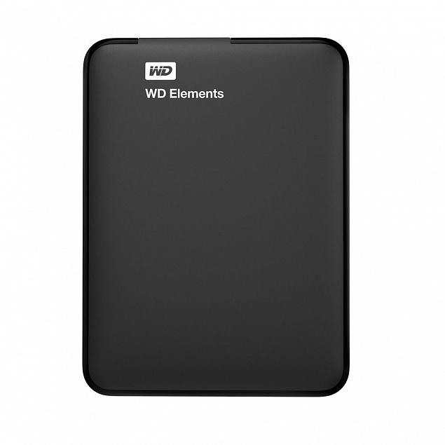 Внешний диск WD Elements, USB 3.0, 1Тб, черный с логотипом в Астрахани заказать по выгодной цене в кибермаркете AvroraStore