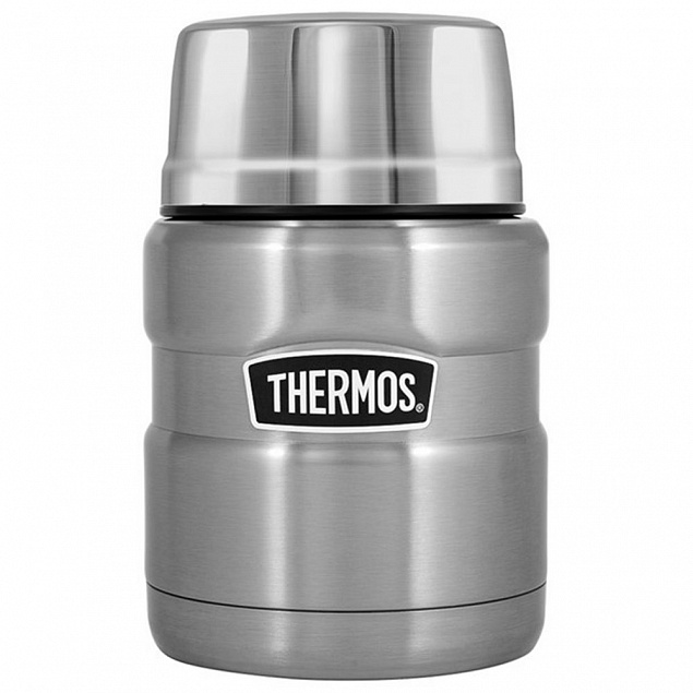 Термос для еды Thermos SK3000, серебристый с логотипом в Астрахани заказать по выгодной цене в кибермаркете AvroraStore