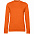 Свитшот женский Set In, светло-оранжевый с логотипом в Астрахани заказать по выгодной цене в кибермаркете AvroraStore